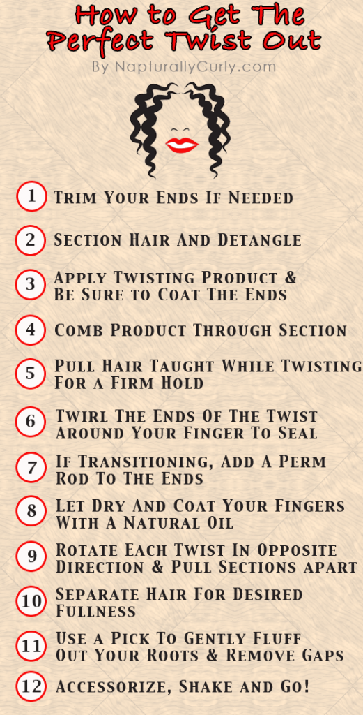 How to Get a Great Twist Out on Transitioning or Natural Hair