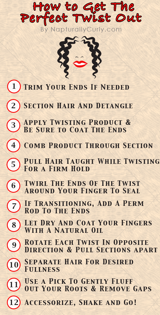 How to Get a Perfect Two Strand Twist Out