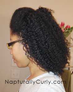 stretched twist out on natural hair