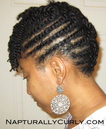 Flat Twist Bun