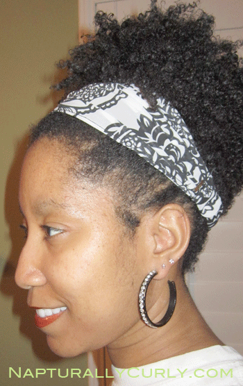 Wash and Go With Kinky Curly Curling Castard